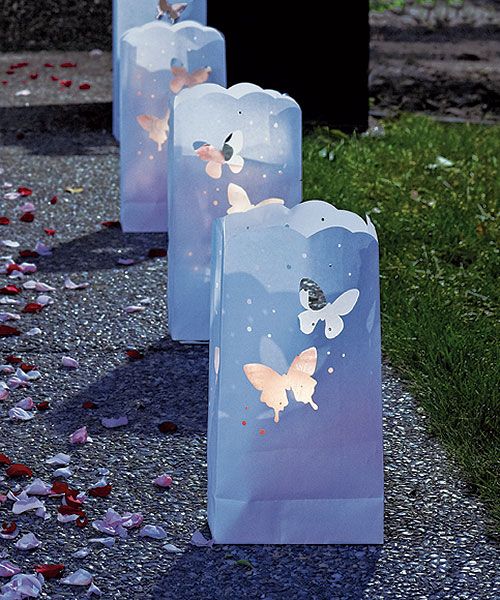 Wedding Reception Decoration Light The Way Luminary Bags With Die 