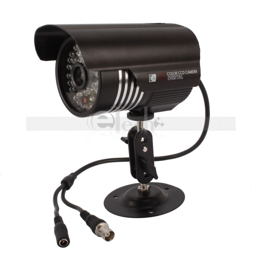 hd ccd 1 3 420tvl cylinder type ir40m waterproof camera black 