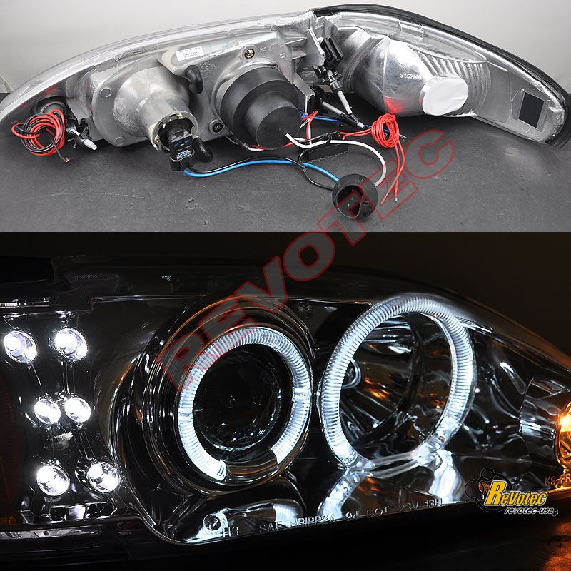 94 98 FORD MUSTANG GT COBRA V6 2X HALO HEADLIGHTS G2  