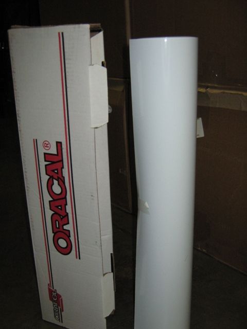 Oracal White Intermediate Cal Sign Vinyl 24 x 50yds  