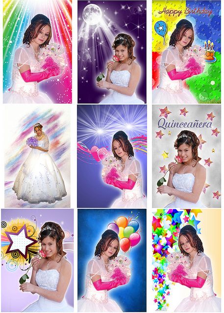 65 Backgrounds for Quinceaneras Photos / Invitations  