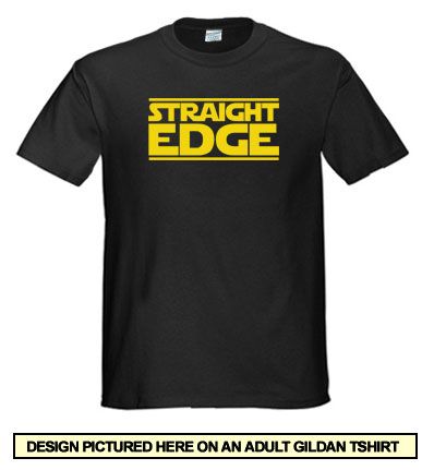   EDGE TSHIRT star ssd jedi bold wars youth of today judge terror vegan