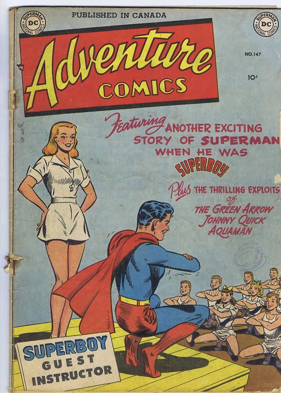 Adventure Comics #147 Simcoe 1950 CANADIAN EDITION  