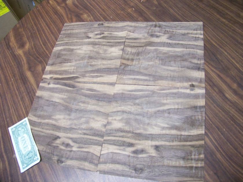 1434 Walnut burl veneer 5.5 sqft  