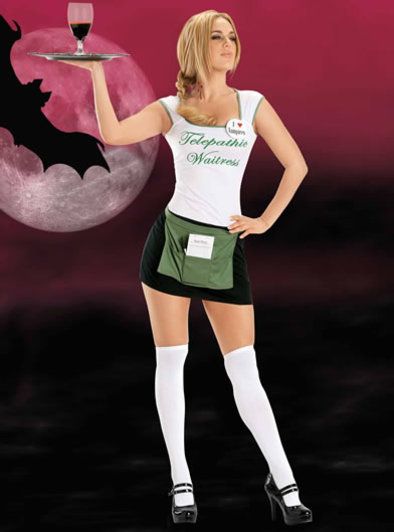 true blood SOOKIE vampire telepathic waitress costume L  