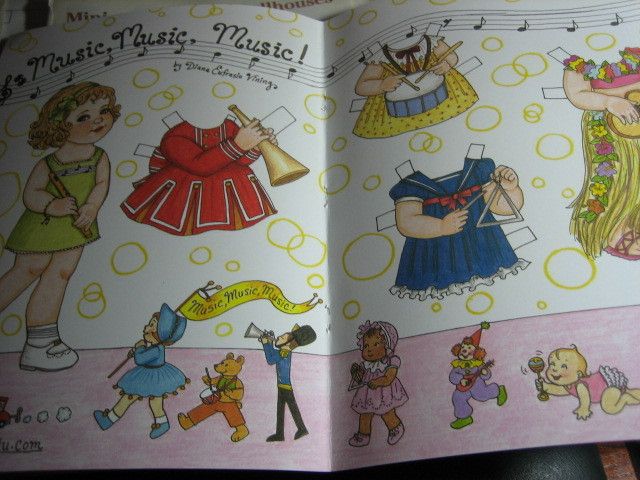 Diana Eufrasio Vining Paper Doll MUSIC MUSIC MUSIC 2007  