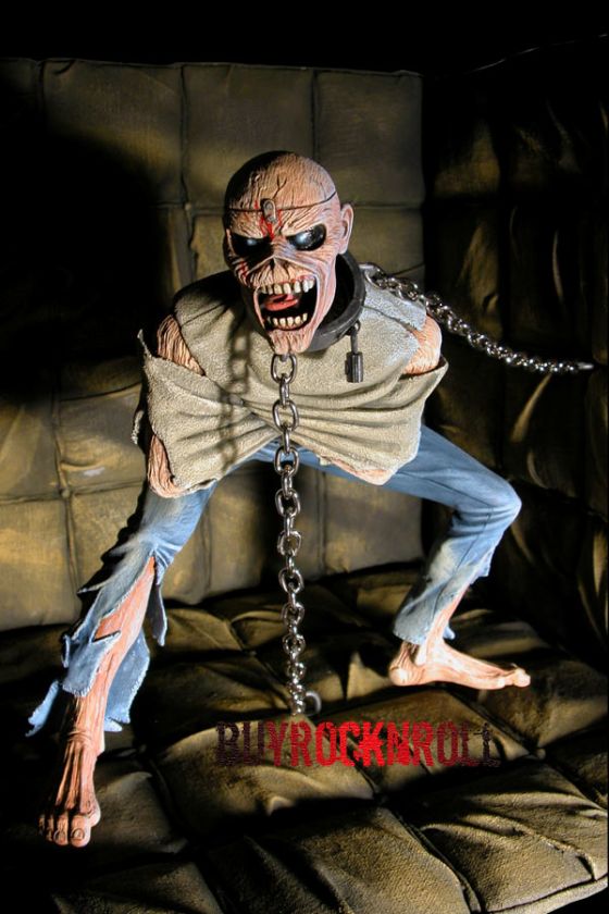 2010 NECA Iron Maiden Piece of Mind Eddie Figure & Padded Cell Diorama 