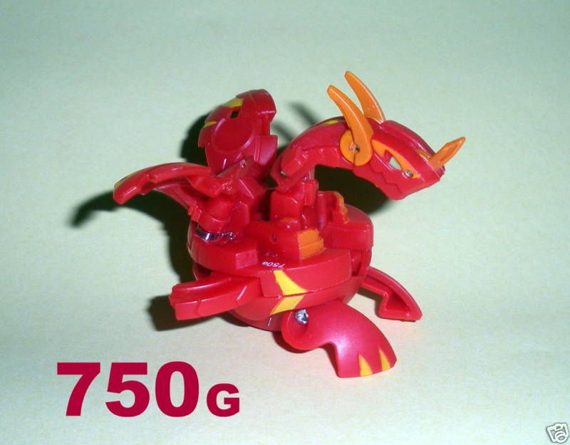 BAKUGAN NEW VESTROIA Red Pyrus Neo Dragonoid 750G B68 8  