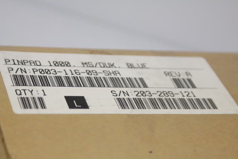 VERIFONE PINPAD 1000 PART # P003 116 09 SHA   BRAND NEW  