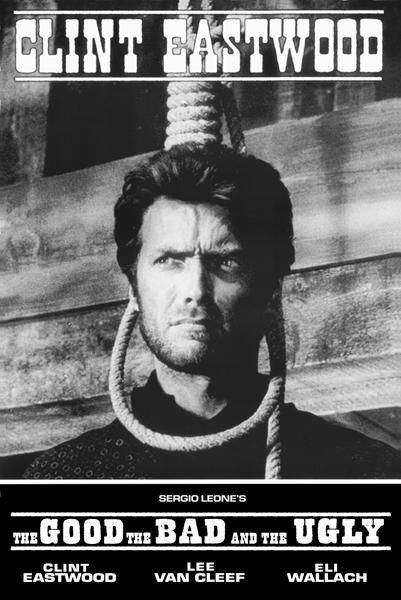 Clint Eastwood Good, Bad, and The Ugly Poster Print  