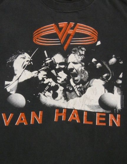 Vintage 80s VAN HALEN For Unlawful Carnal Knowledge CONCERT Tour T 