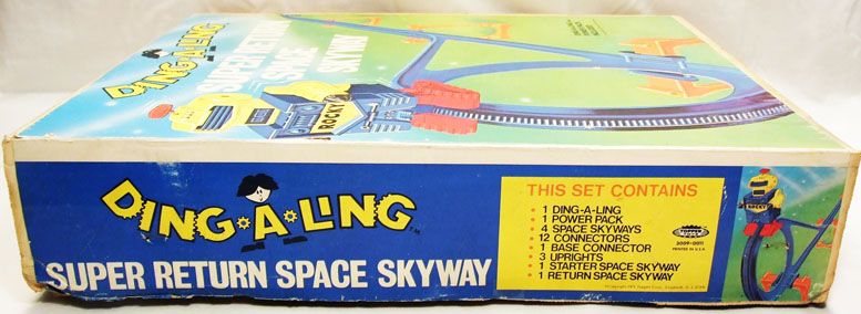 1971 TOPPER TOYS WORLD OF DING A LINGS PARTS / ORIGINAL BOX  