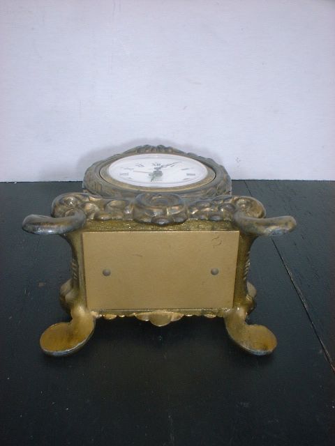 ANTIQUE GERMAN=ANDRI BOUCHARD= MINIATURE MANTLE/SHELF CLOCK  