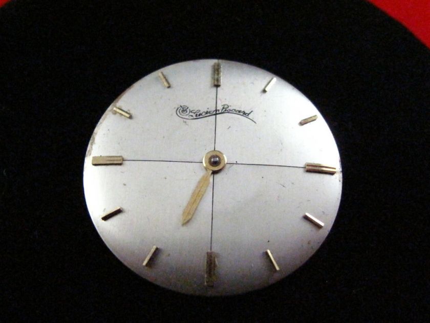 VINTAGE MENS ANGELUS WRISTWATCH MOVEMENT WITH A LUCIEN PICCARD DIAL 