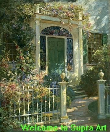 Portsmouth Doorway Abbott Fuller Graves repro oil paint  