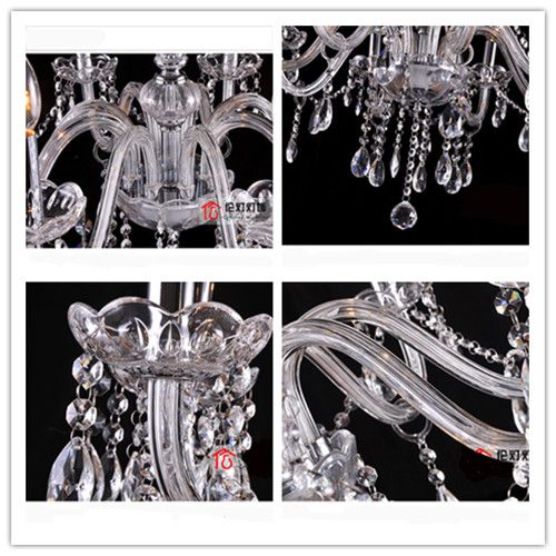 CRYSTAL CHANDELIER CHANDELIERS 10 candle light lights bathroom 