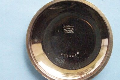 18 SIZE WALTHAM 23 JEWEL AUTHENTIC RAILROAD POCKET WATCH SN16056080 