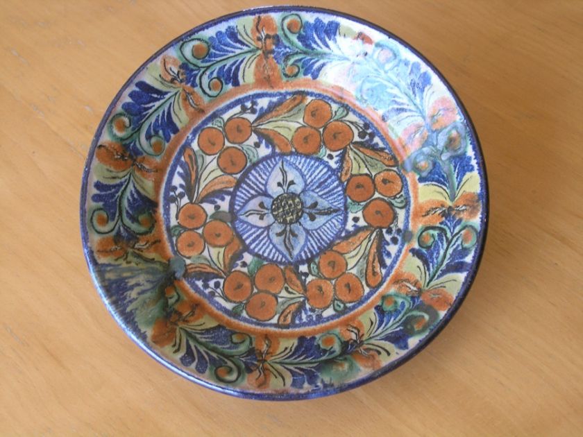 Vintage Guanajuato Mexico Mexican Pottery Bowl Capelo  