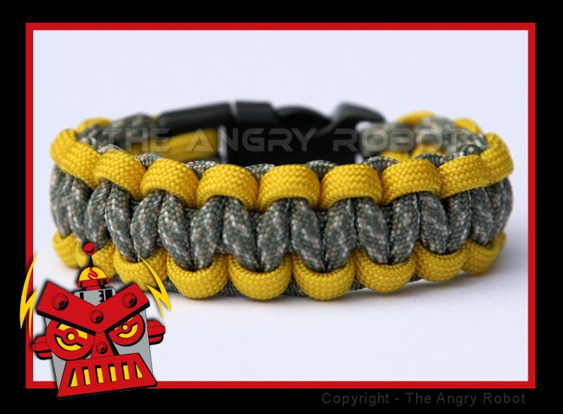 Paracord Bracelet Cobra Slim   Support The Troops ACU  