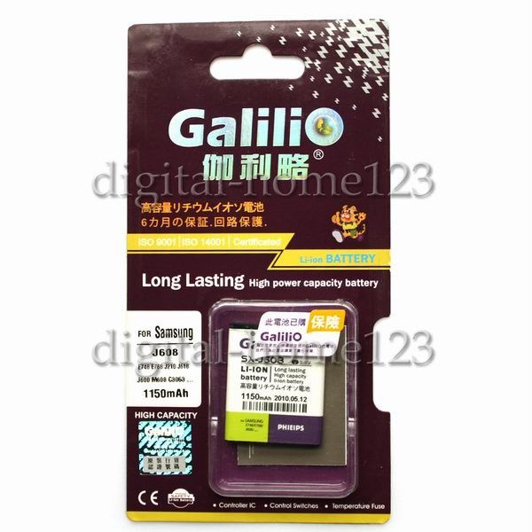 Galilio 1150mAh Battery For Samsung B3210 S8300 S6700C  