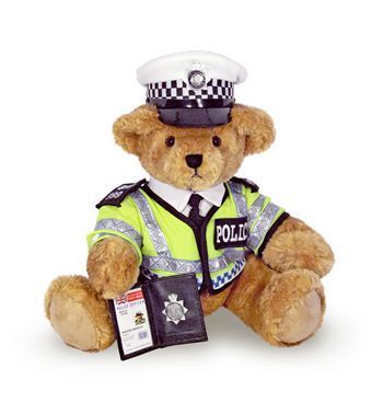 BRITISH TRAFFIC BOBBY POLICE TEDDY BEAR ROYAL WEDDING Sold Out In 