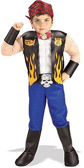 Muscle Biker Boy Tough Stuff Child Costume 4 6  