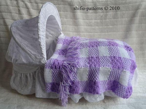 BABY KNITTING PATTERN BLANKET #161 by ShiFios Patterns  