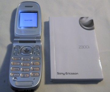 SONY ERICKSON Z300i MYSTIC SILVER WITH MANUALS BUNDLE  