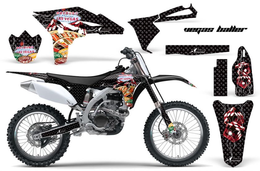 AMR RACING MOTORCYCLE STICKER DIRT BIKE DECAL KIT YAMAHA YZ 250 F YZF 