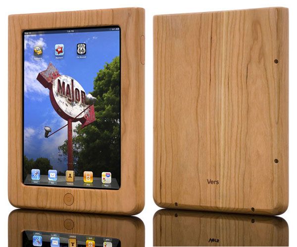 Vers Audio wood case   Shellcase for iPad 1  