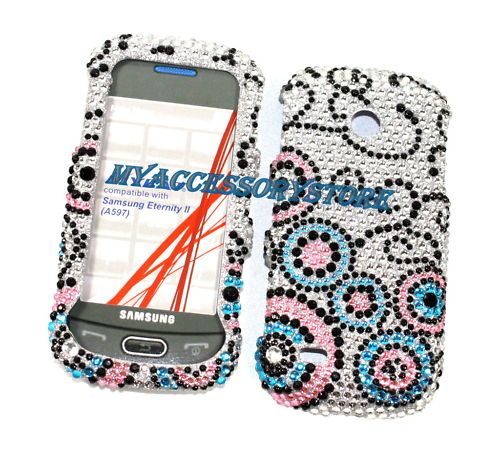 Samsung A597 Eternity 2 II Rhinestones Crystal Glitter Bling Phone 