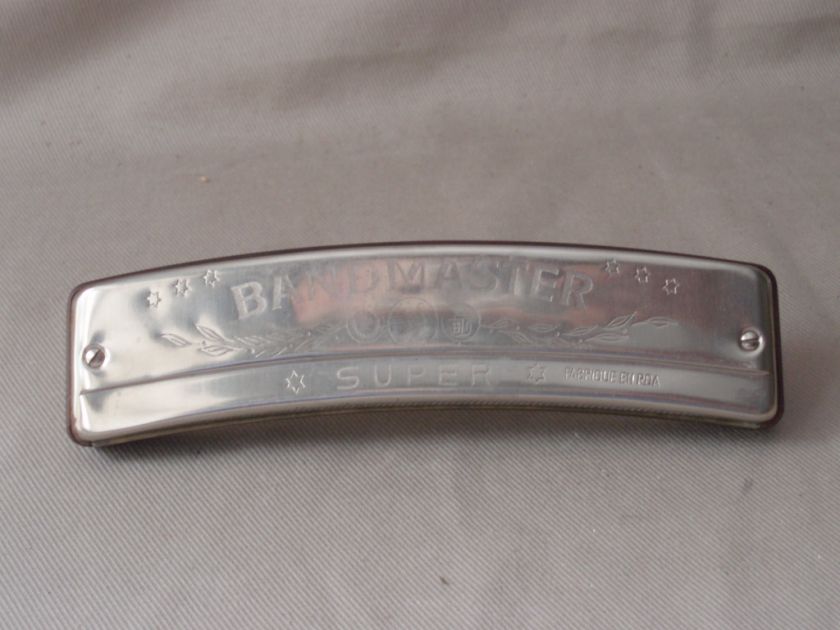 harmonica vintage rare musical BANDMASTER C Germany  