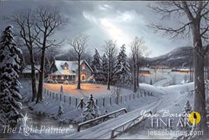 Holiday Homecoming Christmas Print by Jesse Barnes  