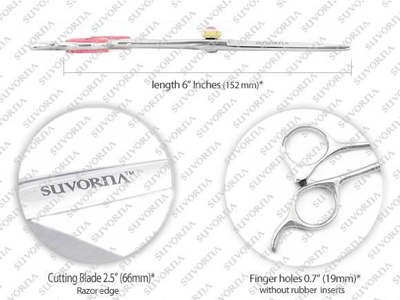 Suvorna 6 Pro Salon Hair Cutting Shears Scissors 3133  