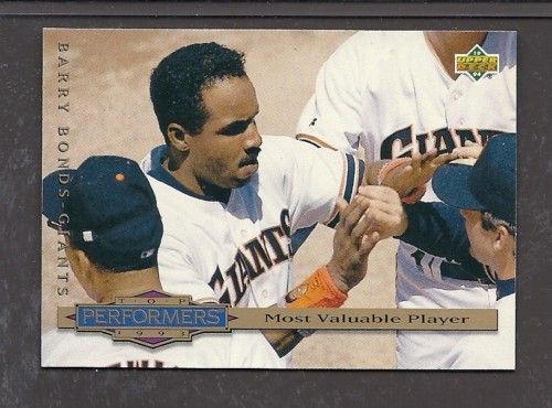 Barry Bonds Top Performers 1993 MVP UD#311  