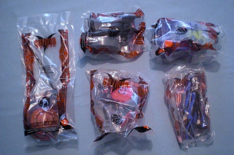 Burger King 2000 Batman Beyond 5 different MIP  