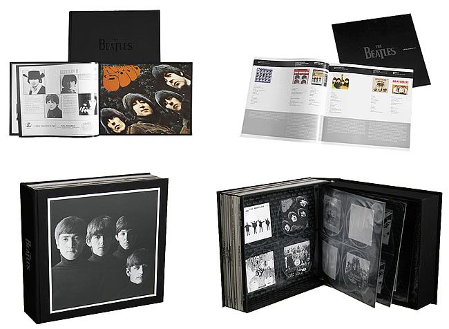 BEATLES BOX OF VISION COFFEE TABLE BOOK+CD DISPLAY SET  