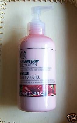 THE BODY SHOP STRAWBERRY BODY LOTION 8.4 OZ NEW  