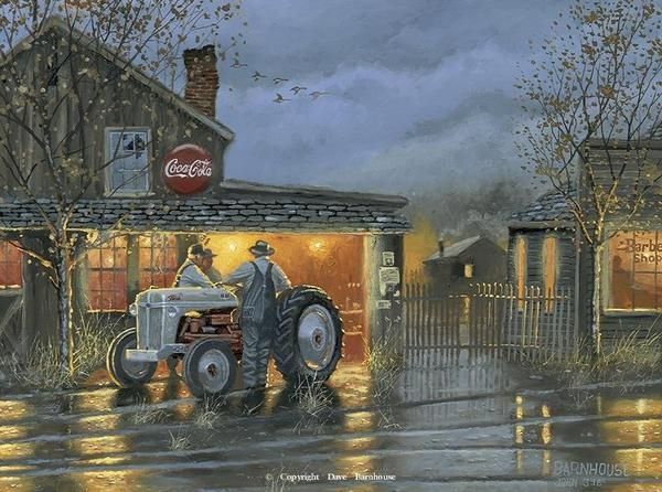 Dave Barnhouse SHOP TALK Coca Cola Ford Tractor  