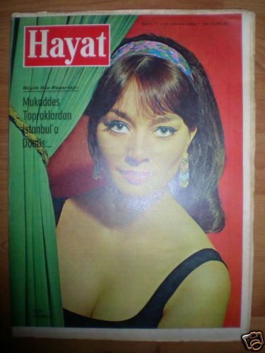 German Helga Sommerfeld Turkish Magazine Hayat 1966  