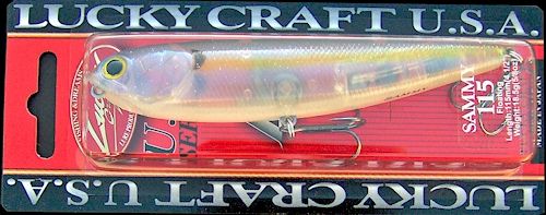 Lucky Craft Sammy 115 ~Topwater ~ Ghost Chartreuse Shad  