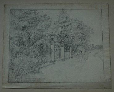   1900s Artist Sketch Book w Pencil & Pen Ink Drawings Nantucket  