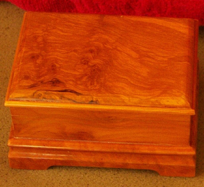 HIGH QUALITY RUSSIAN BURL BIRCH BOX MADE IN USSR  