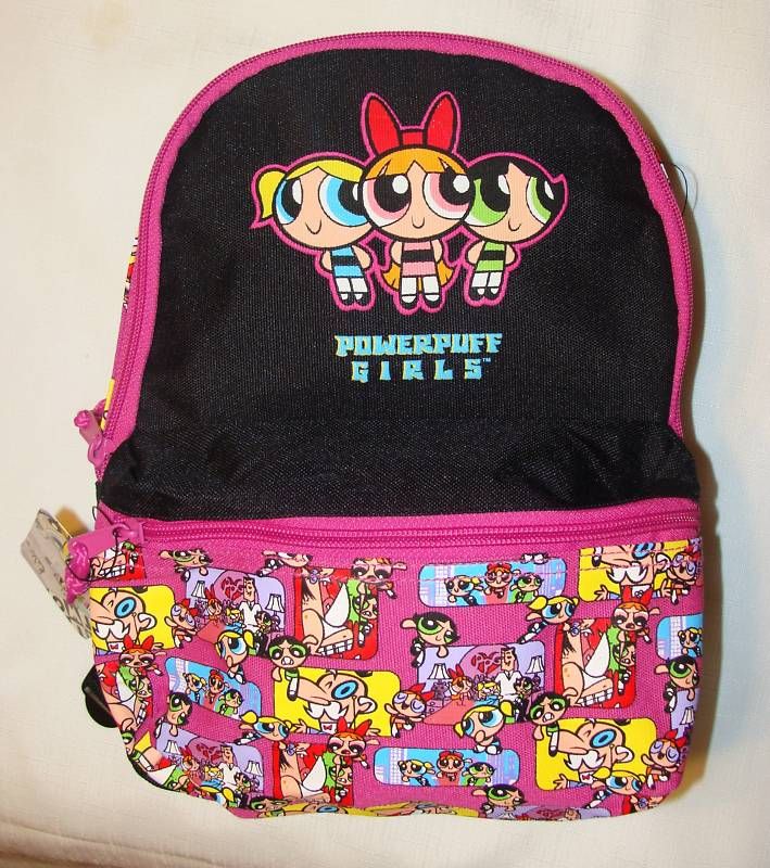 NEW ~POWERPUFF GIRLS~ SMALL LUNCH BAG ,BACKPACK  