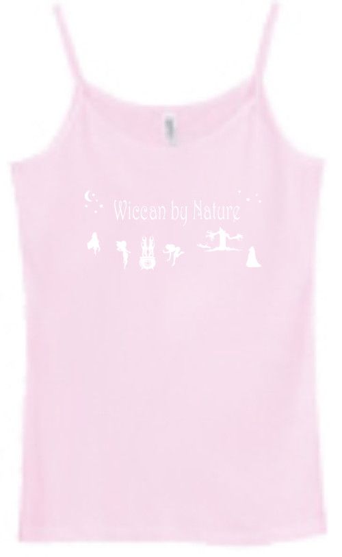 Shirt/Tank   Wiccan by Nature   pagan magic majic moon  