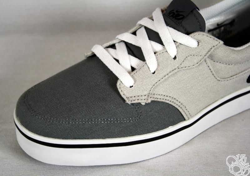   Canvas Cool Grey / Black / White Men Skate Shoes New Sneakers  