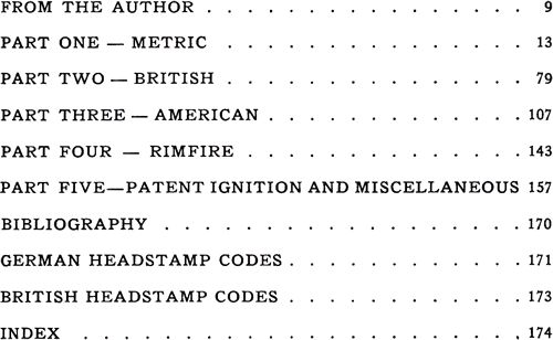 Table of Contents