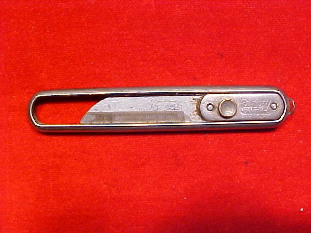   CO KEY CHAIN SLIP SLIDE BOX CUTTER POCKET KNIFE FREMONT OHIO  