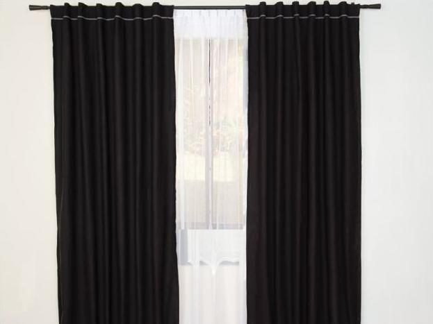 New Boys Teens Black Rock Guitar Curtains Drapes Set 4p  