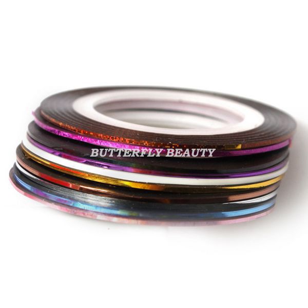 10x Striping Tape Line Nail Art Sticker Decoration B27  